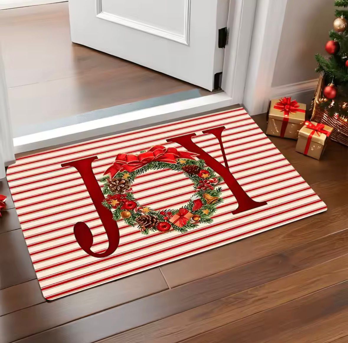 Weihnachts-Türmatte – rutschfest & abwischba