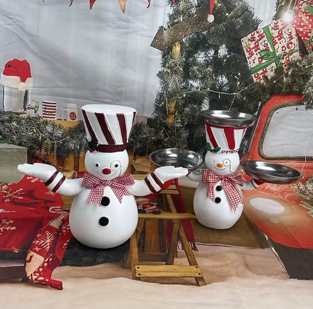 🎅 Santa-Tablett – Weihnachtsfigur mit Ablage