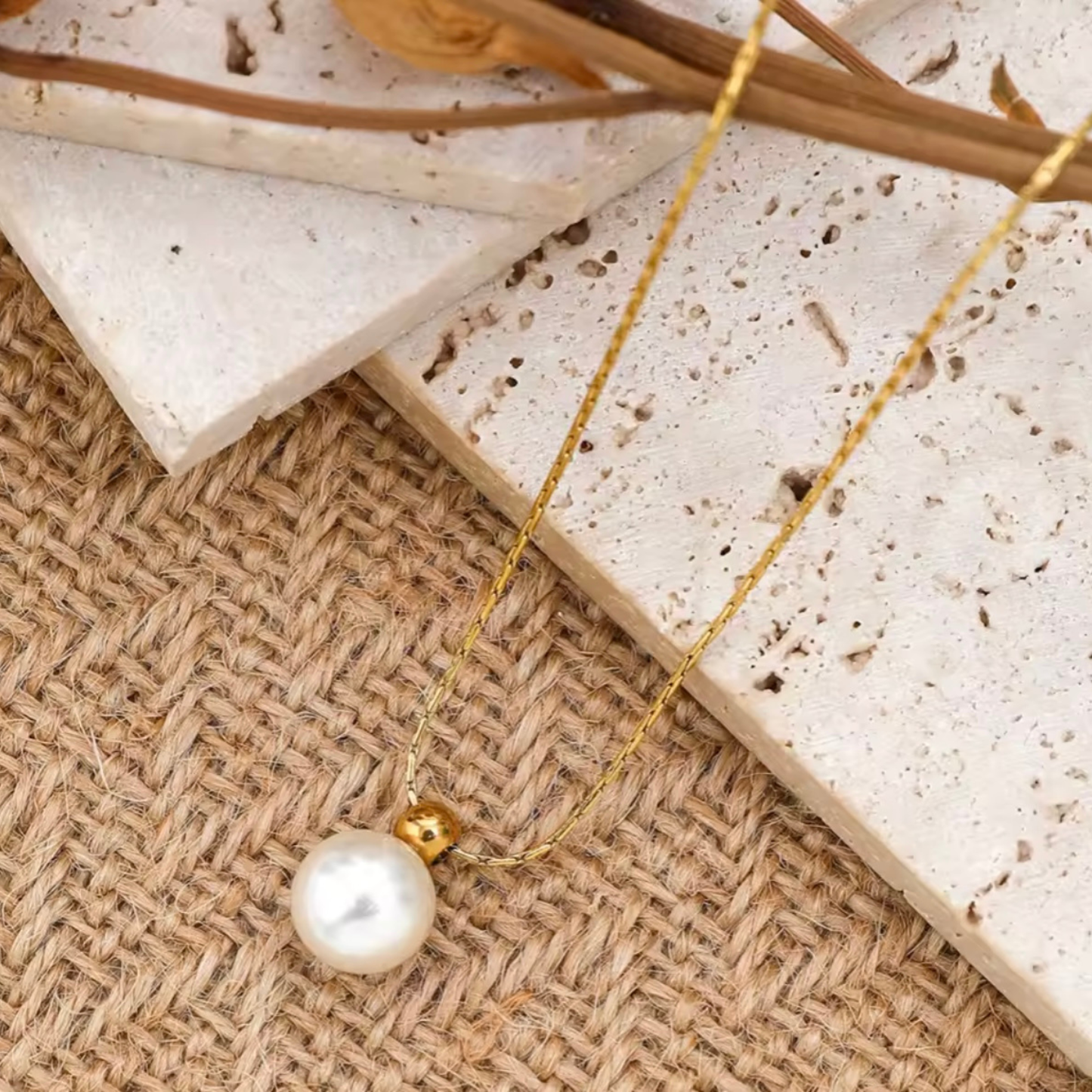 Feine Perlen-Halskette