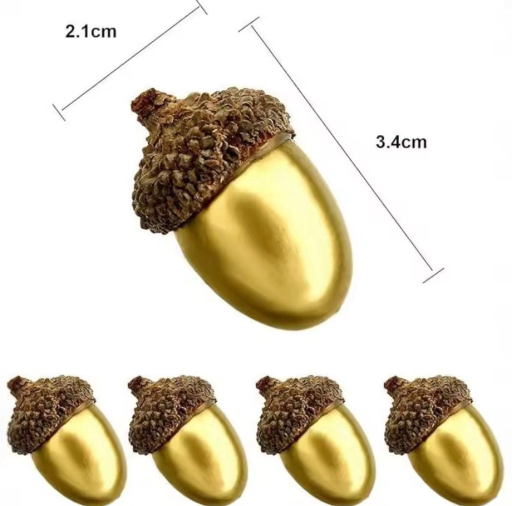 Naturlook Eicheln 🍂 – 50er-Set für Deko & DIY