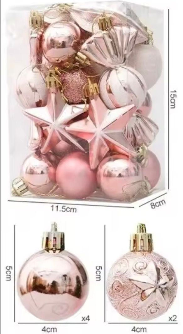 Weihnachtskugel-Set 🎄✨ – 20/29 Stk., bruchsicher & leicht