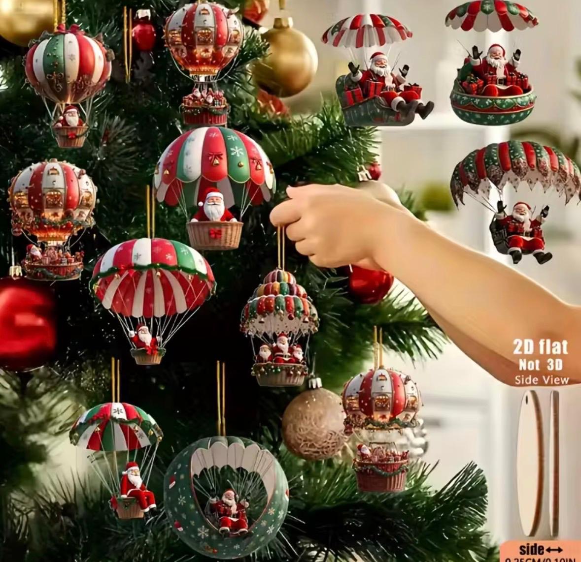 Weihnachts-Hänger aus Holz 🎄12er-Set