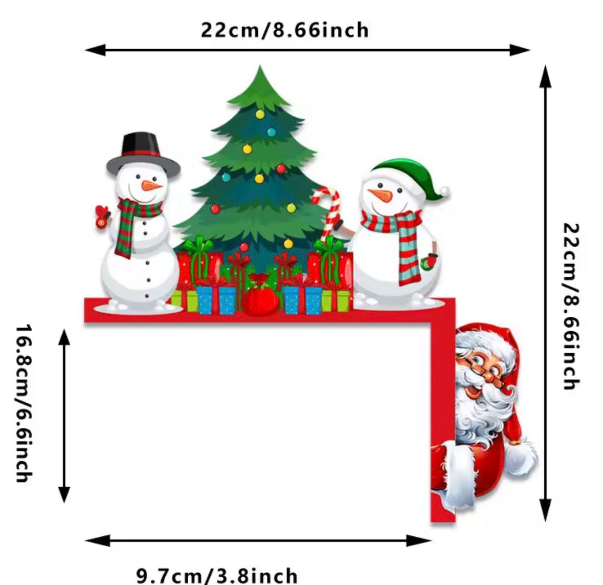 Überzeuge deine Gäste 🎄🚪 – festlicher Türrahmen