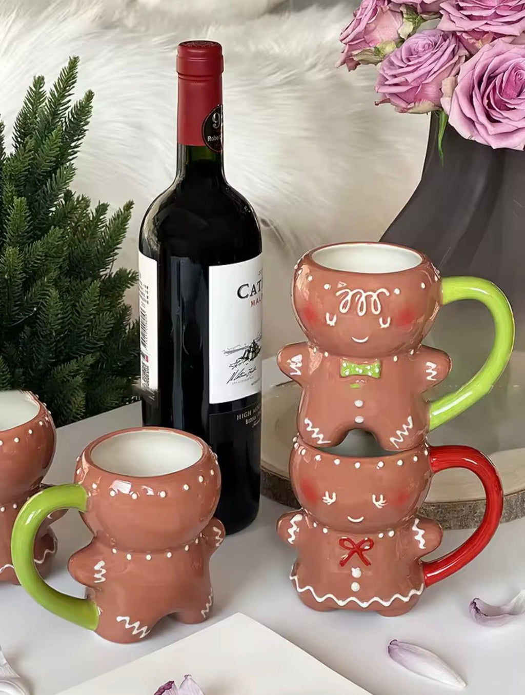 Lebkuchenmann Keramik-Tasse – 330 ml, Weihnachts-Liebling