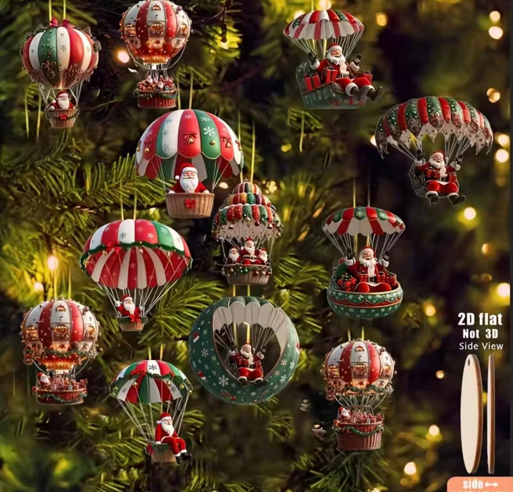 Weihnachts-Hänger aus Holz 🎄12er-Set