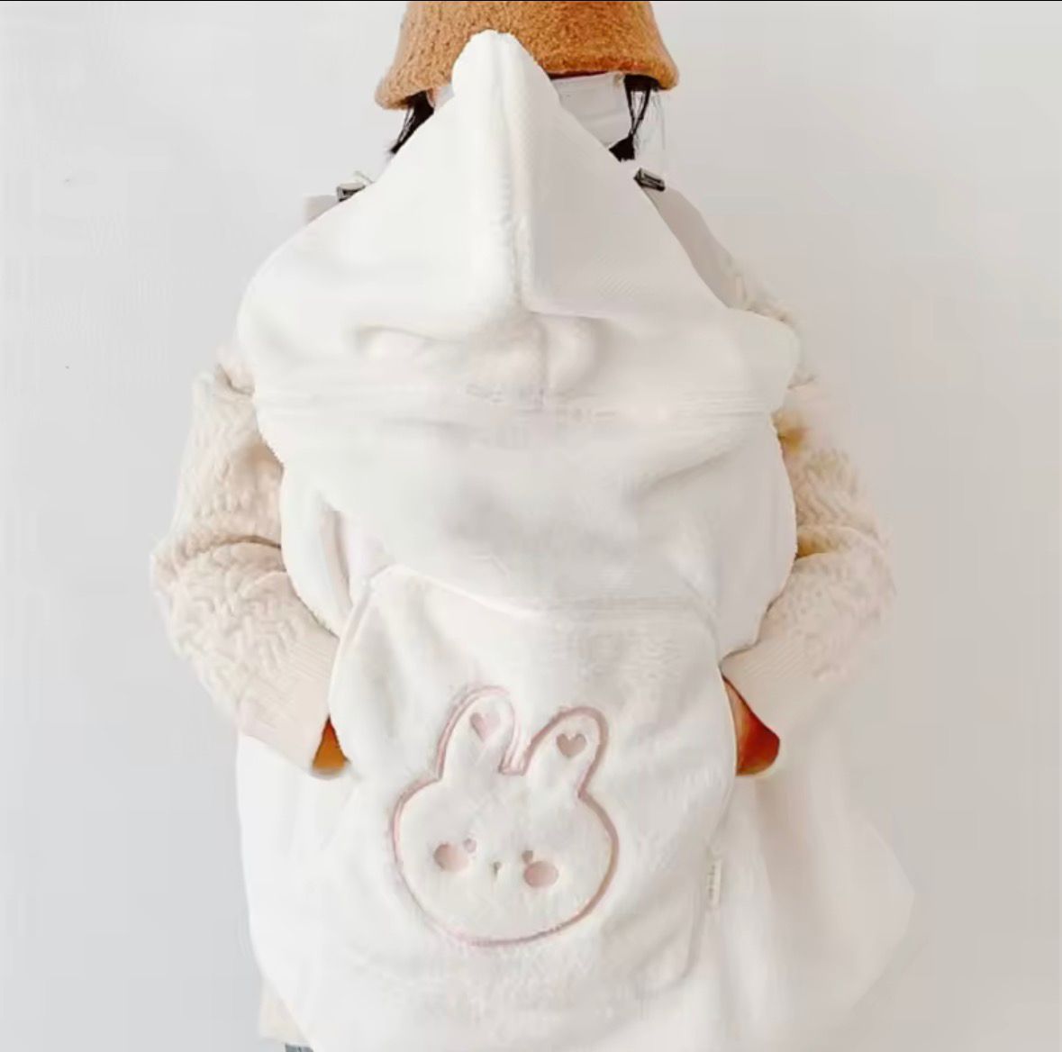 Flauschige Kinderwagen-Decke mit Fleece & Bärendesign