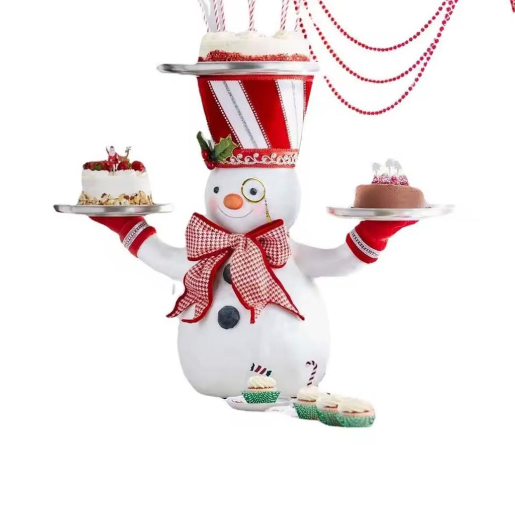 🎅 Santa-Tablett – Weihnachtsfigur mit Ablage