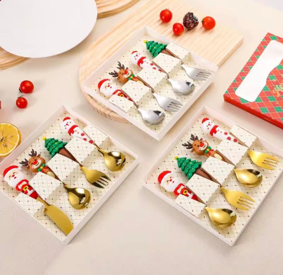 süßes Löffel-&-Gabel-Set als Weihnachtsgeschenk