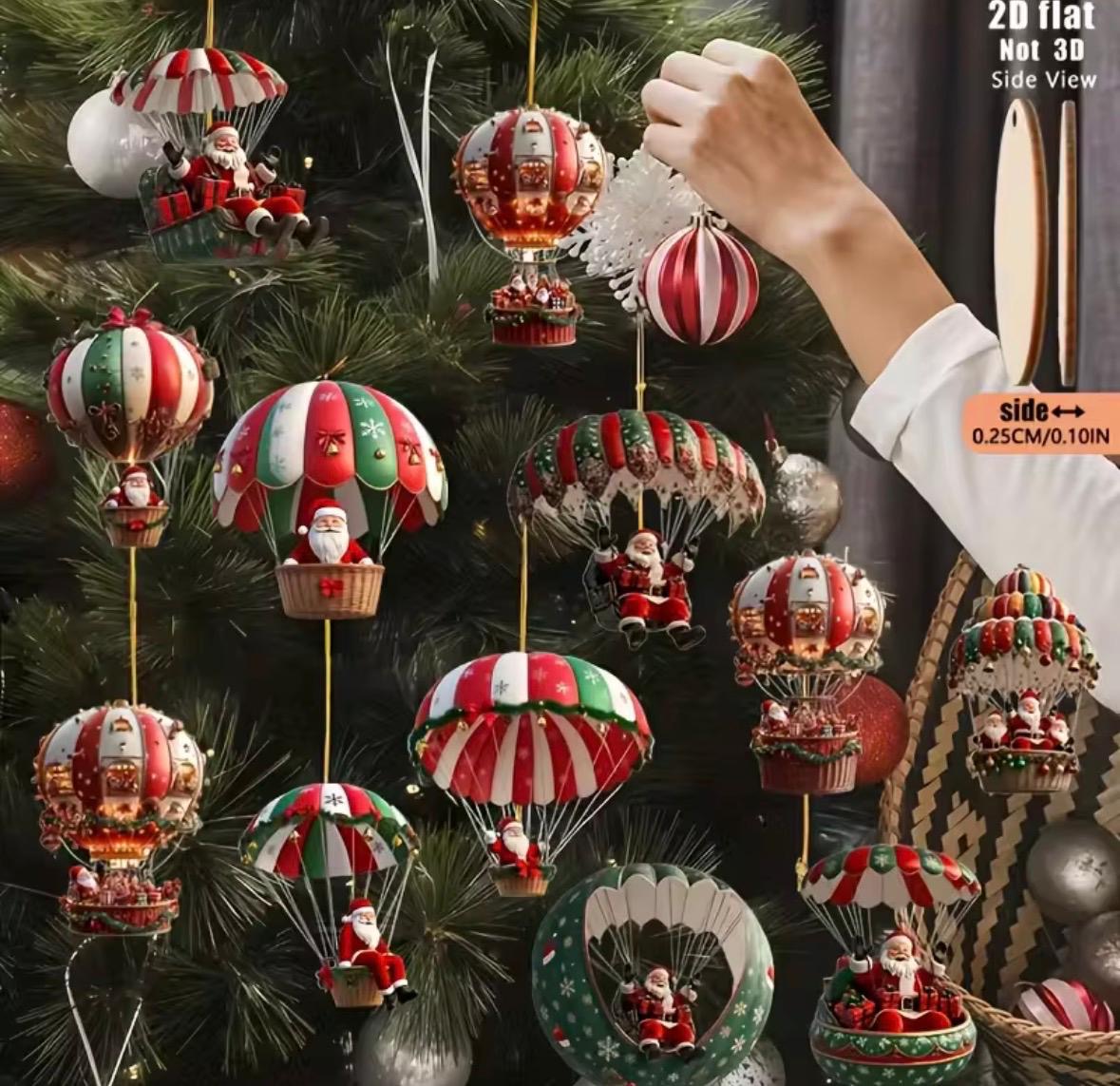 Weihnachts-Hänger aus Holz 🎄12er-Set