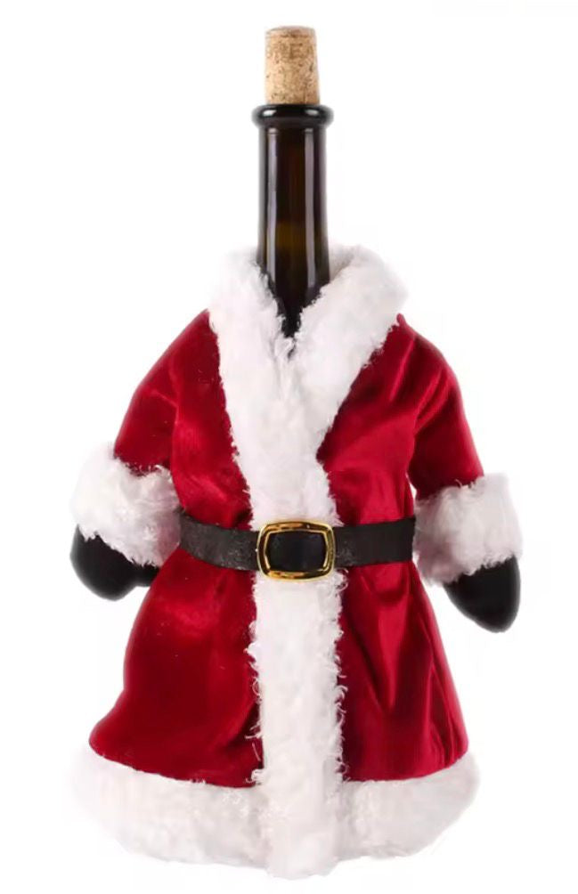 Flaschenhülle Weihnachten 🎄 – persönlicher Tisch-Hingucker