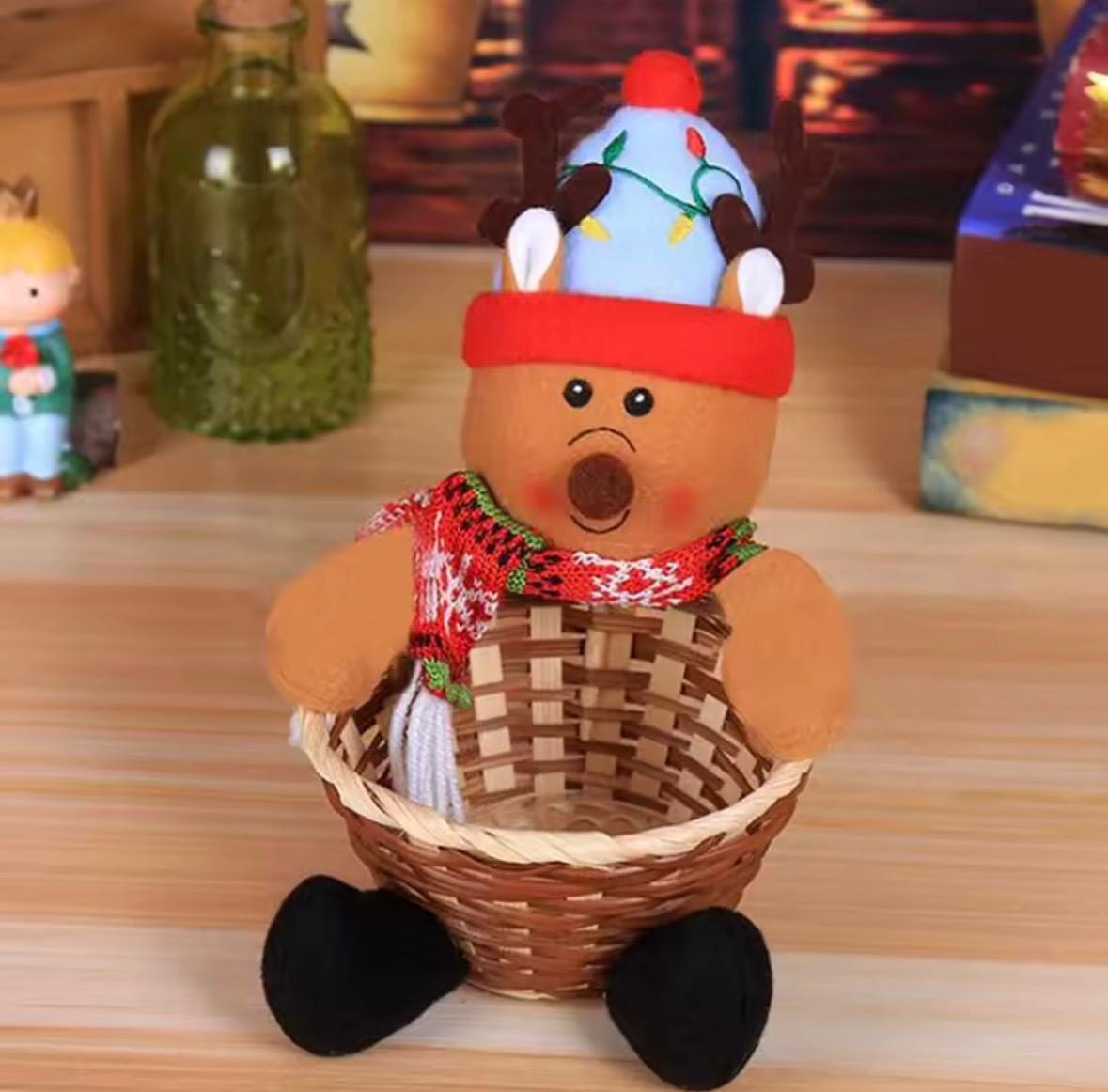 Weihnachtskorb 🎄 – dekorativ, befüllbar & wiederverwendbar