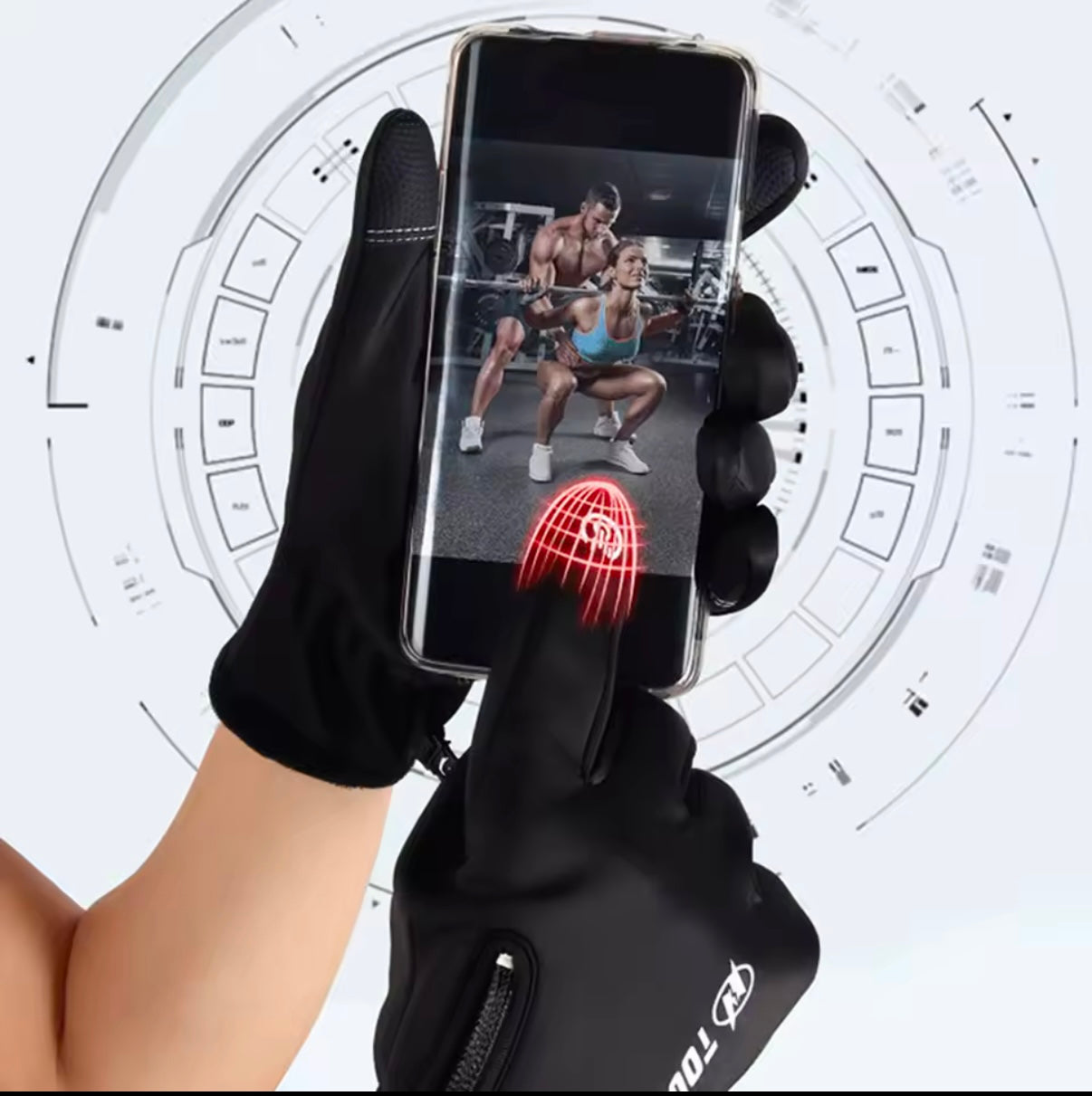 „Winterhandschuhe ❄️ – Wasserdicht, Winddicht & Touchscreen“