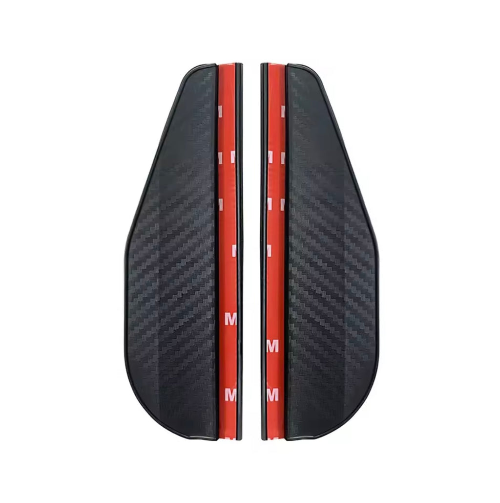 Carbon-Faser Rückspiegel-Abdeckung – 2 Stück, Schutz & klare Sicht bei Regen