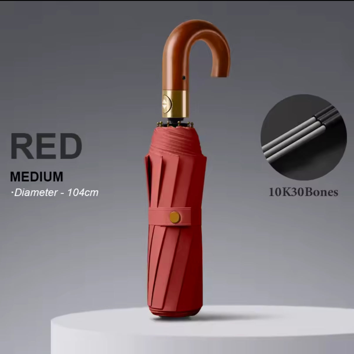 ☂️ Herren Luxus-Regenschirm – Automatisch, Stabil & Wasserabweisend