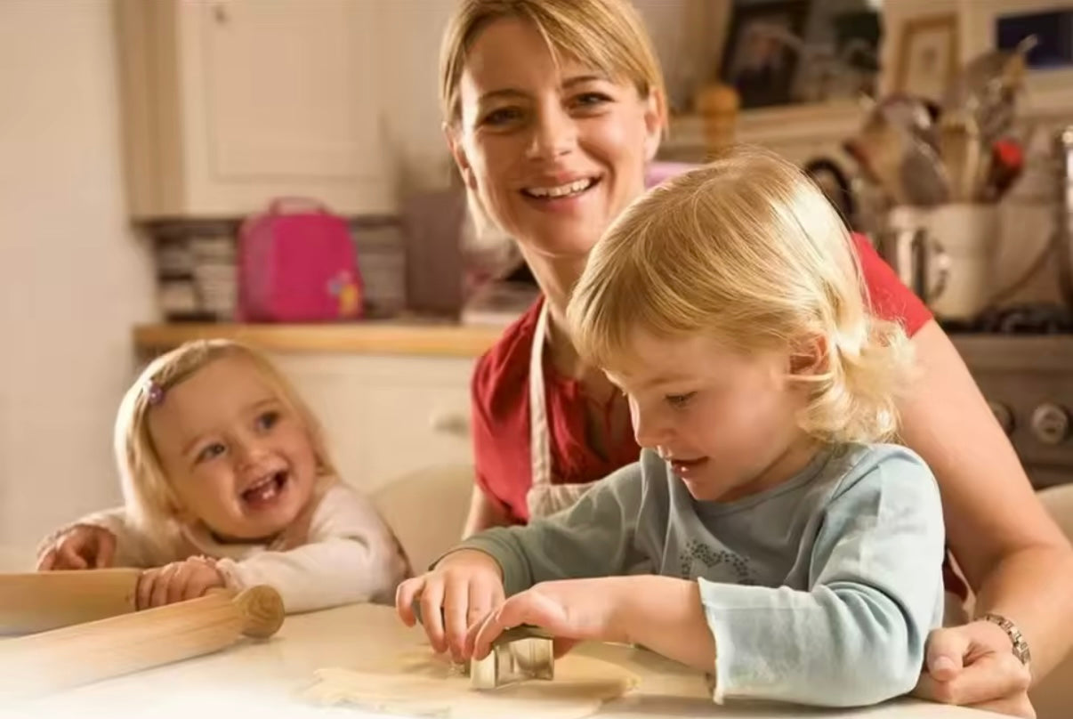 Multiteiliges Set Geometrische Cookie Cutter & Obst-Werkzeuge – Edelstahl Backformen DIY