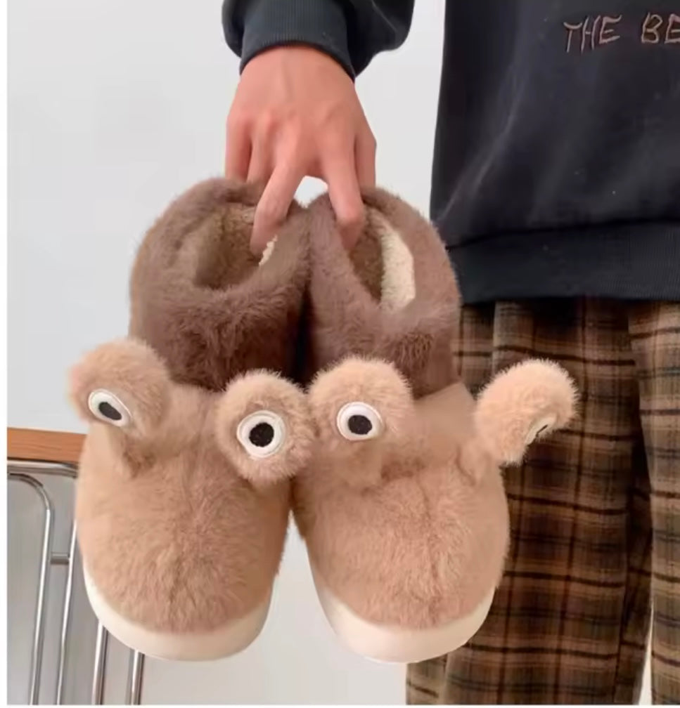 Schnecken-Plüsch-Hausschuhe – Warm, Weich & Zum Verlieben 🐌