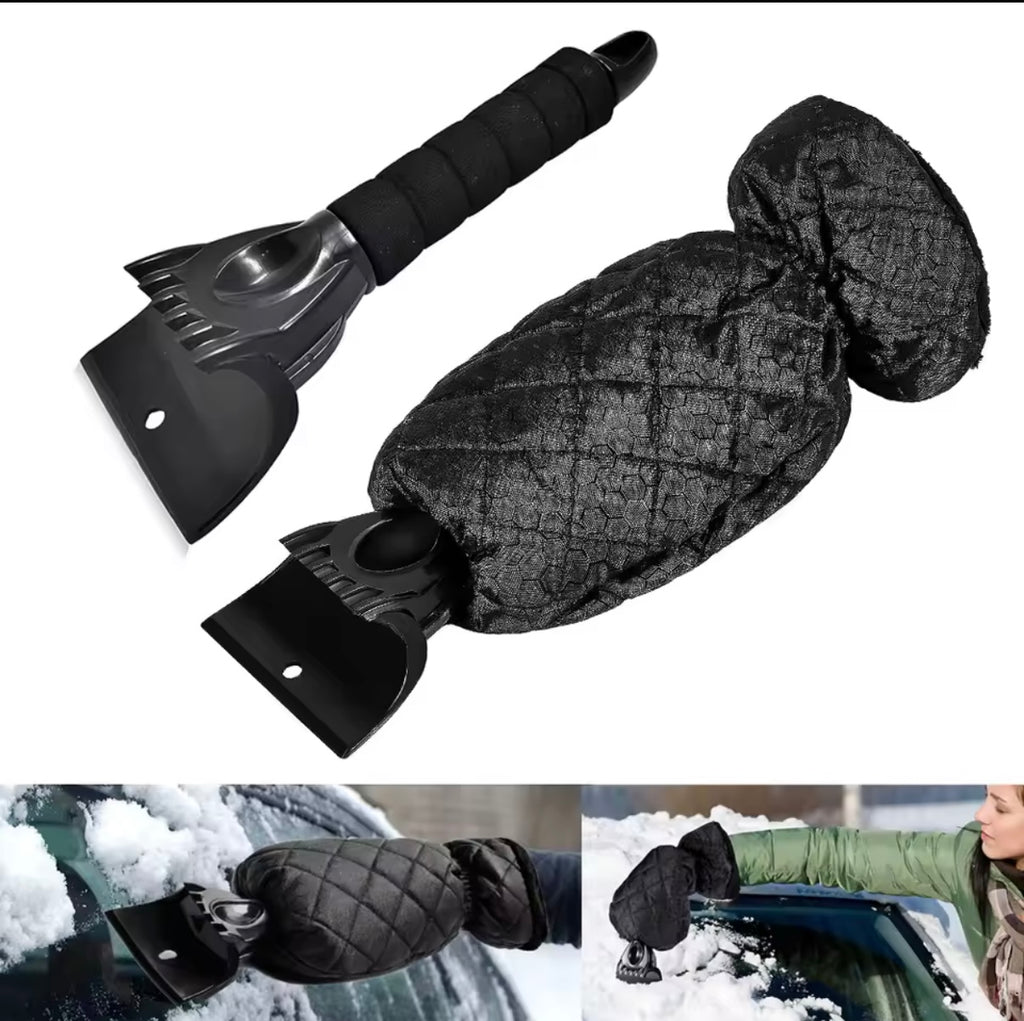Handschuh + Schneeschaufel + Bürste für Autos