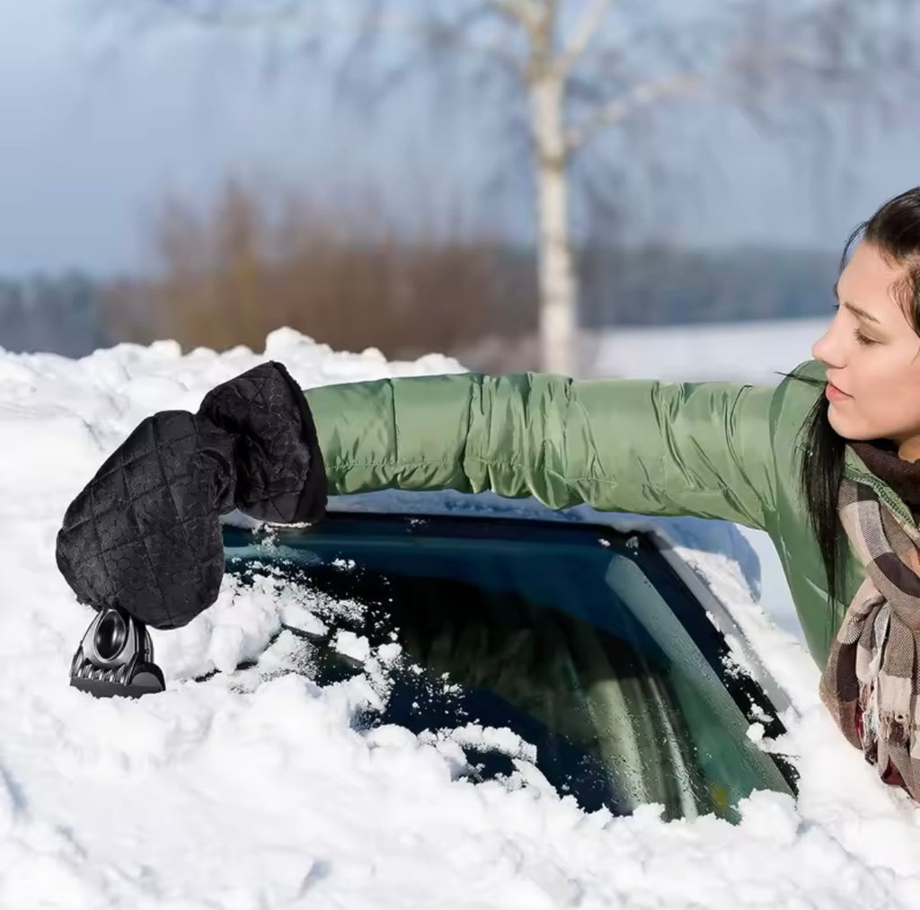 Handschuh + Schneeschaufel + Bürste für Autos