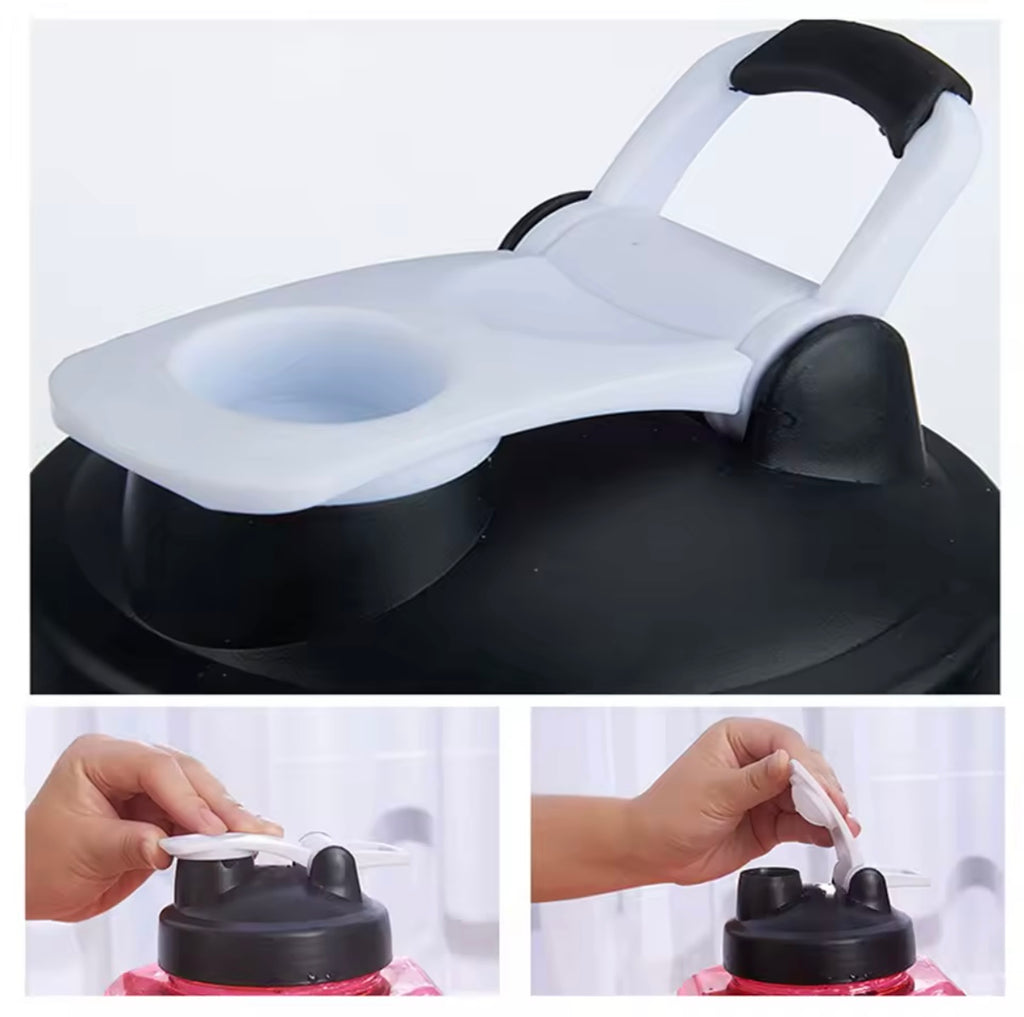 2,6 L Hantel-Wasserflasche für Fitness, Gym & Outdoor