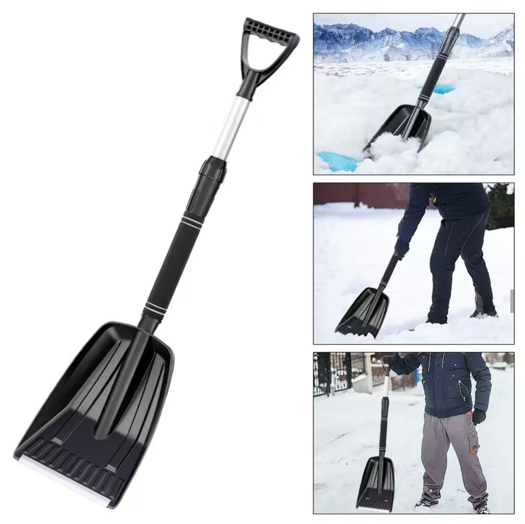 XL Schneeschaufel – tragbar, modular & aus Aluminium, ideal für Auto & Garten ❄️