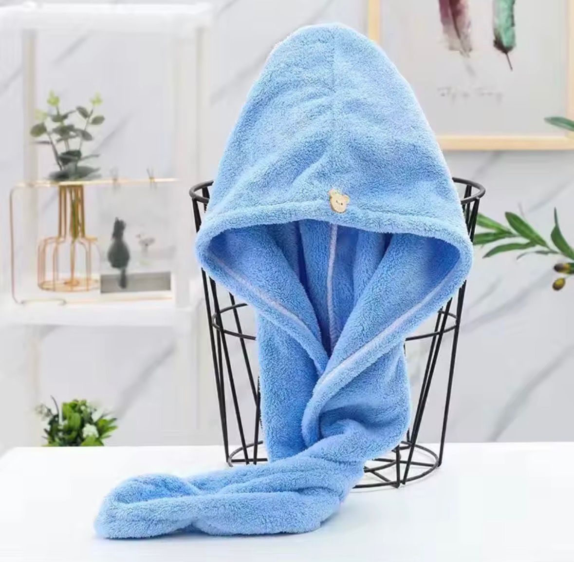 Mikrofaser Haar-Turban – schnelltrocknend