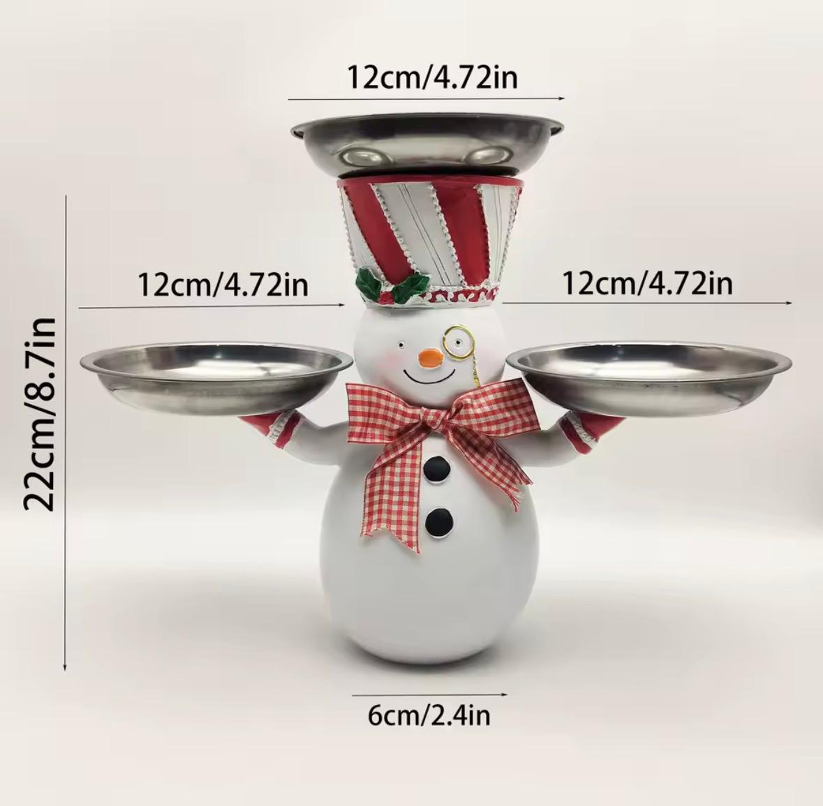 🎅 Santa-Tablett – Weihnachtsfigur mit Ablage