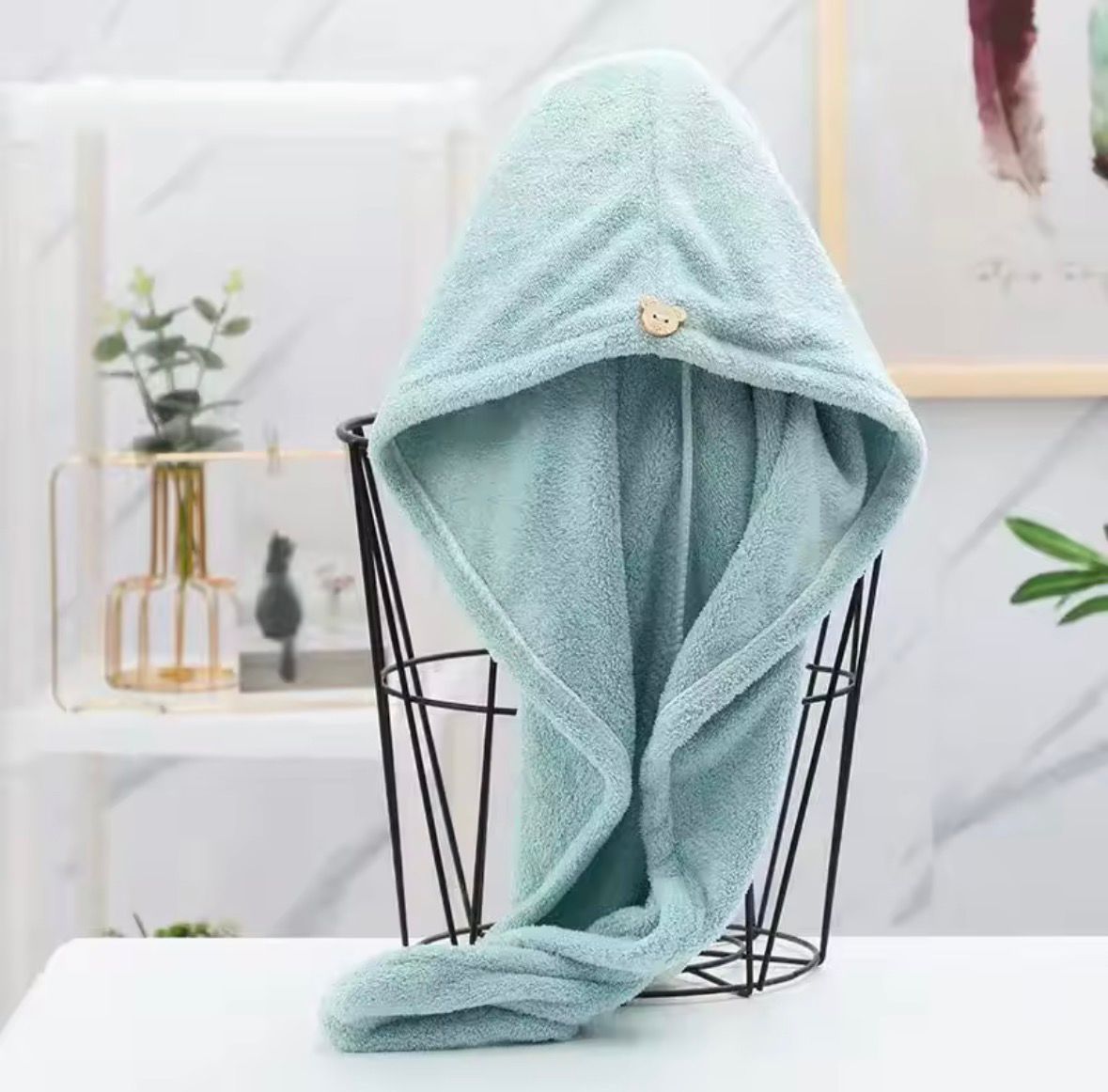 Mikrofaser Haar-Turban – schnelltrocknend