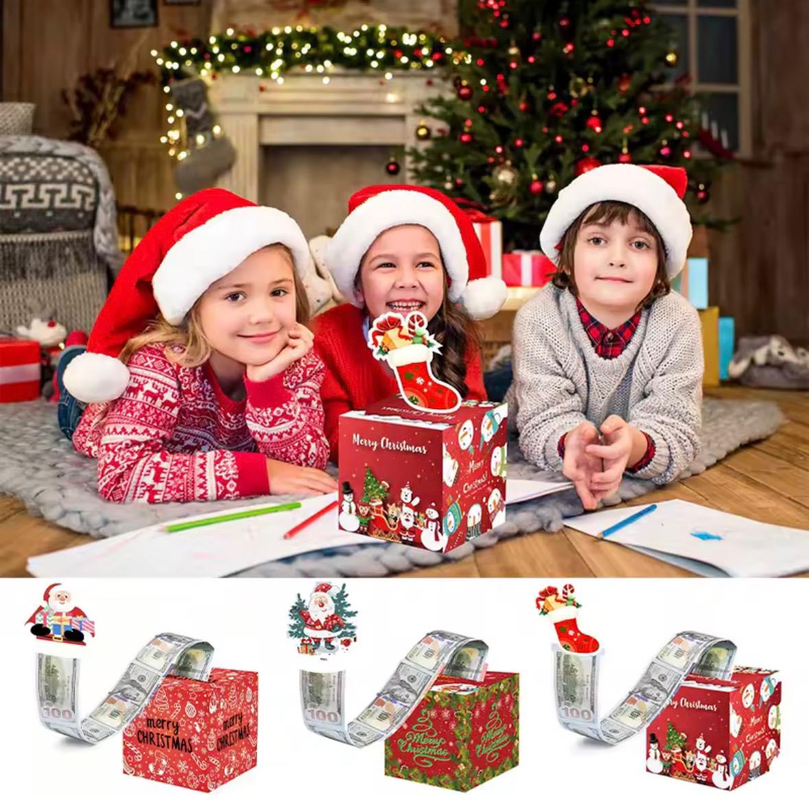 ✨ Weihnachts-Geldgeschenk „Pop-Out“ – witzige Überraschungsbox