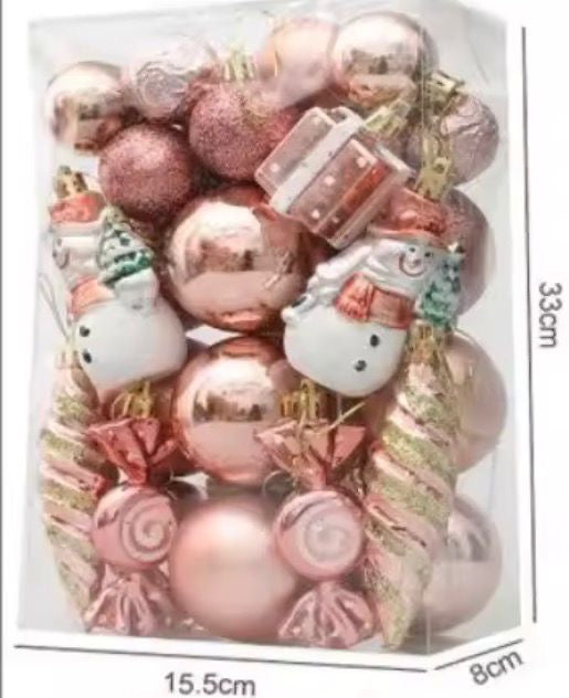 Weihnachtskugel-Set 🎄✨ – 20/29 Stk., bruchsicher & leicht