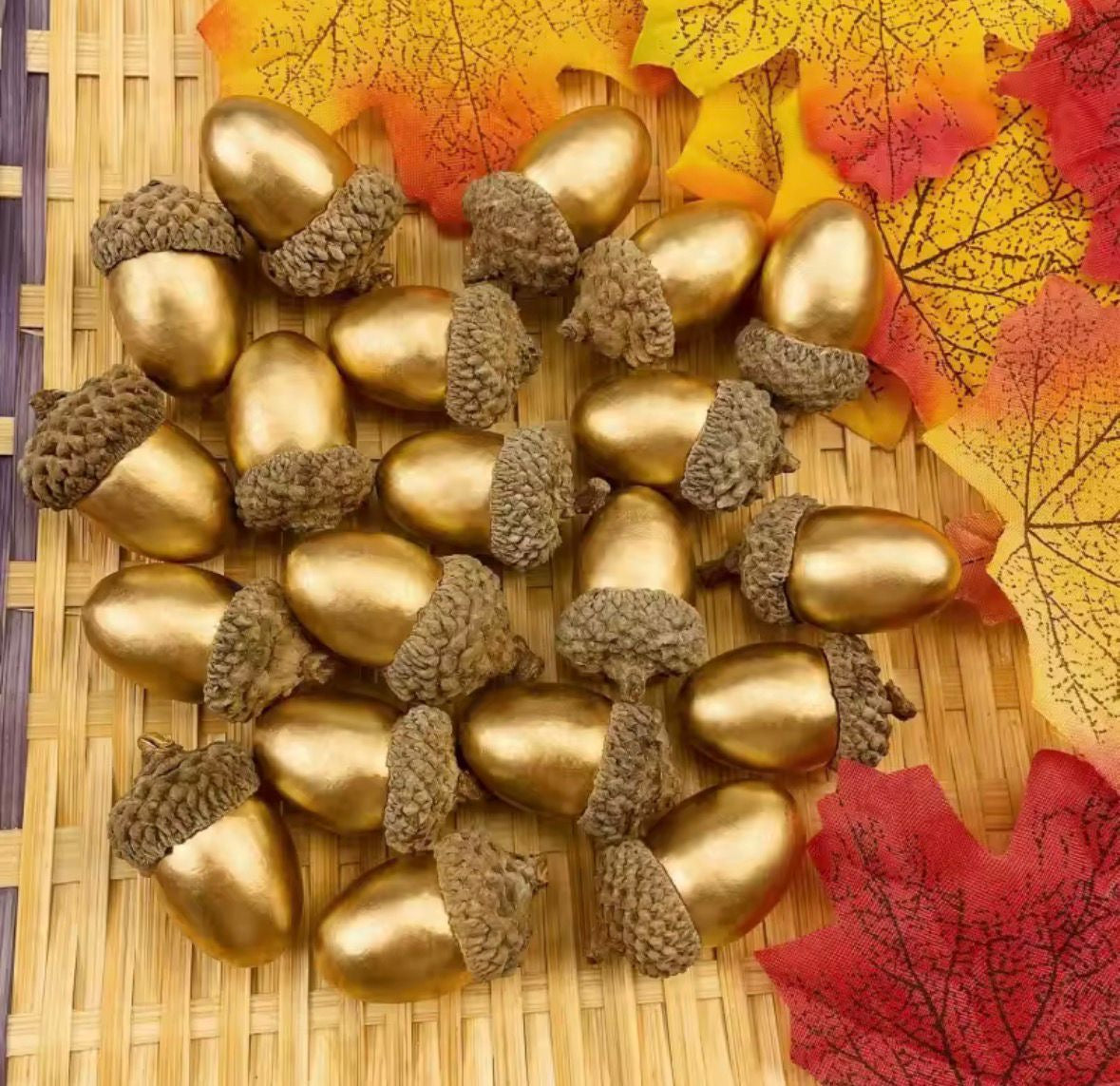 Naturlook Eicheln 🍂 – 50er-Set für Deko & DIY