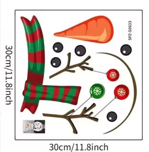 Schneemann WC-Deko ⛄ – schnell drauf, leicht ab