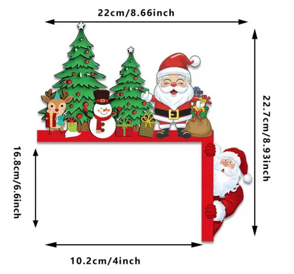 Überzeuge deine Gäste 🎄🚪 – festlicher Türrahmen
