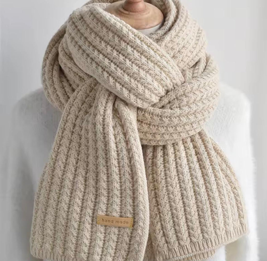 Winter-Strickschal– dick, lang & warm